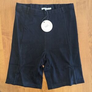 NEW NIA Biker Shorts Women's Size X-Small‎ High Rise Stretch Athleisure Black